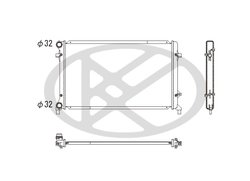 Radiator racire motor KOYORAD PL452658