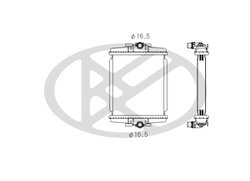 Radiator racire motor KOYORAD PL423675