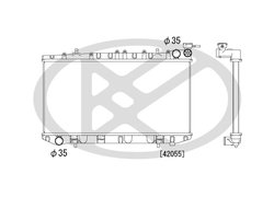 Radiator racire motor KOYORAD PL020315