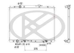 RADIATOR RACIRE MOTOR KOYORAD PL082229 - Compatibil cu HONDA