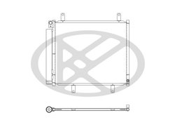 RADIATOR CLIMATIZARE KOYORAD CD101288 - Compatibil cu SUZUKI