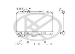 Radiator racire motor KOYORAD PL062697