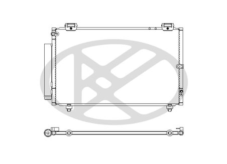 RADIATOR CLIMATIZARE KOYORAD CD010248M - Compatibil cu TOYOTA