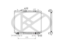 RADIATOR RACIRE MOTOR KOYORAD PL072416R - Compatibil cu DAIHATSU