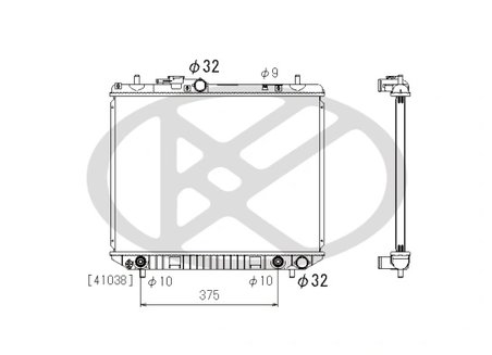 Radiator racire motor KOYORAD PL072416R