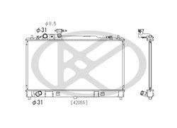 Radiator racire motor KOYORAD PL062520R