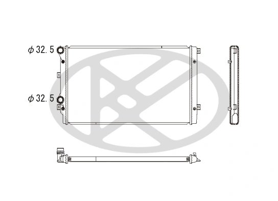 Radiator racire motor KOYORAD PL452662