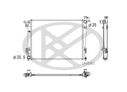 Radiator racire motor KOYORAD PL812594