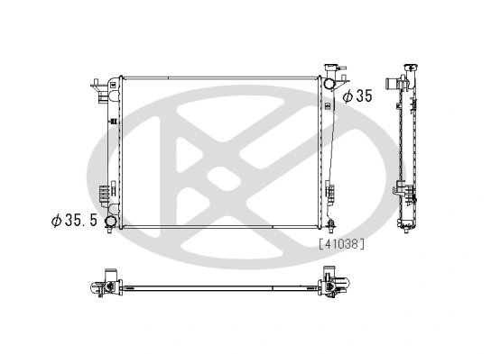 RADIATOR RACIRE MOTOR KOYORAD PL812594 - Compatibil cu HYUNDAI, KIA