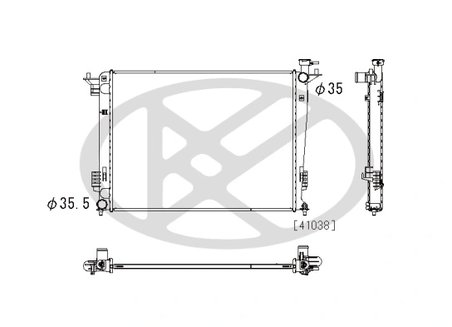 RADIATOR RACIRE MOTOR KOYORAD PL812594 - Compatibil cu HYUNDAI, KIA