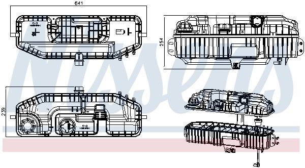 Vas expansiune lichid racire Nissens 996161