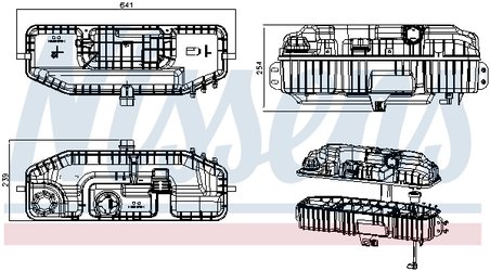 Vas expansiune lichid racire Nissens 996161