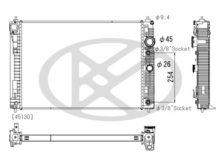 Radiator racire motor KOYORAD PL023288