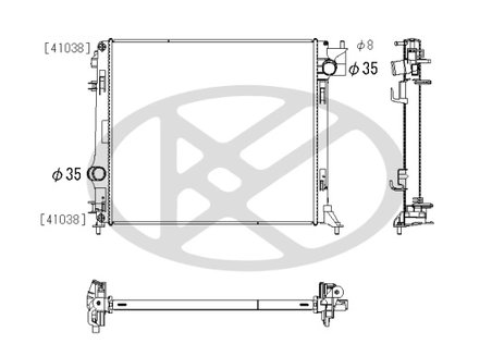 Radiator racire motor KOYORAD PL023929