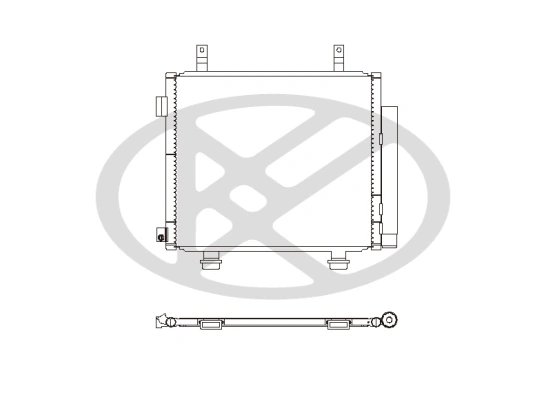 RADIATOR CLIMATIZARE KOYORAD CD100582 - Piesa auto compatibila cu mai multe marci
