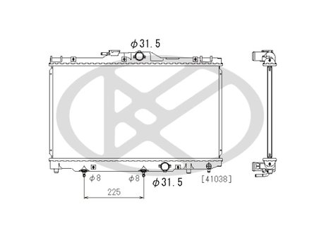 Radiator racire motor KOYORAD PL010653