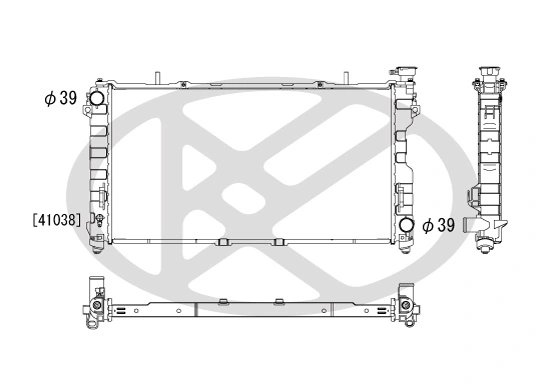 Radiator racire motor KOYORAD PL331840