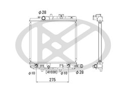 Radiator racire motor KOYORAD PL060489