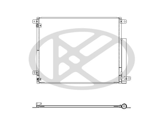 RADIATOR CLIMATIZARE KOYORAD CD081208 - Piesa auto compatibila cu mai multe marci
