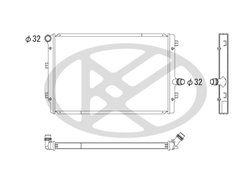 Radiator racire motor KOYORAD PL452659
