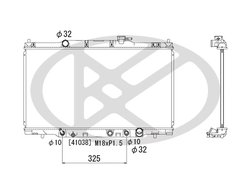 Radiator racire motor KOYORAD PL081259