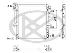 RADIATOR RACIRE MOTOR KOYORAD PL032312 - Compatibil cu MITSUBISHI