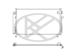 RADIATOR CLIMATIZARE KOYORAD CD090453 - Compatibil cu SUBARU