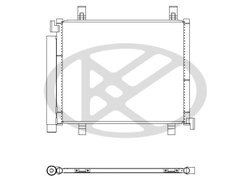 RADIATOR CLIMATIZARE KOYORAD CD451029 - Compatibil cu SEAT, SKODA, VW