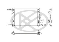 RADIATOR RACIRE MOTOR KOYORAD PL812540 - Compatibil cu HYUNDAI, KIA