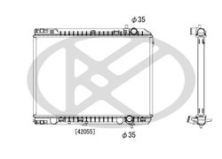 Radiator racire motor KOYORAD PL822549R