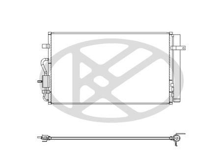 RADIATOR CLIMATIZARE KOYORAD CD311155 - Piesa auto compatibila cu mai multe marci