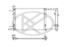 Radiator racire motor KOYORAD PL822391