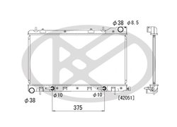 Radiator racire motor KOYORAD PL091670