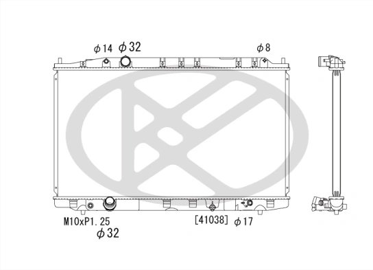 Radiator racire motor KOYORAD PL082835