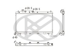 Radiator racire motor KOYORAD PL092627