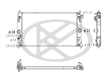 Radiator racire motor KOYORAD PL013926