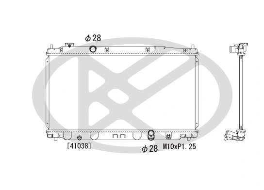 RADIATOR RACIRE MOTOR KOYORAD PL082131 - Compatibil cu HONDA
