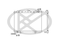 Radiator racire motor KOYORAD PL021931