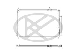RADIATOR CLIMATIZARE KOYORAD CD080773 - Compatibil cu HONDA