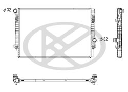 RADIATOR RACIRE MOTOR KOYORAD PL453125 - Compatibil cu AUDI, CUPRA, SEAT, SKODA, VW