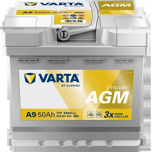 BATERIE DE PORNIRE VARTA 550901054K262 - Compatibil cu ALPINA, AUDI, BMW, CHEVROLET, CUPRA, DACIA, FIAT, FORD, HYUNDAI, KIA, LAN