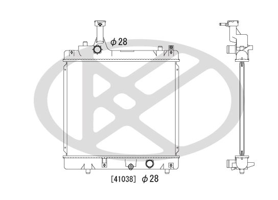 Radiator racire motor KOYORAD PL102469R