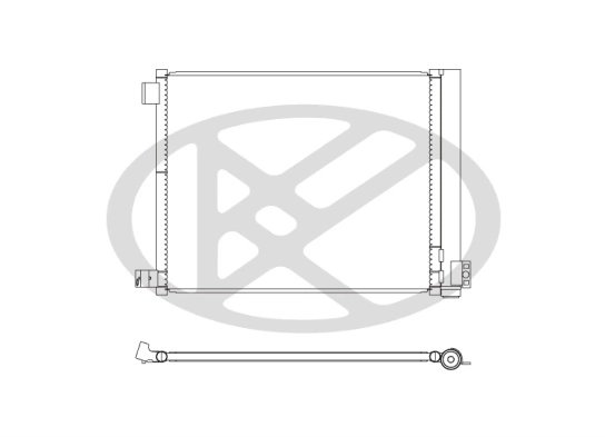 RADIATOR CLIMATIZARE KOYORAD CD020778 - Compatibil cu NISSAN