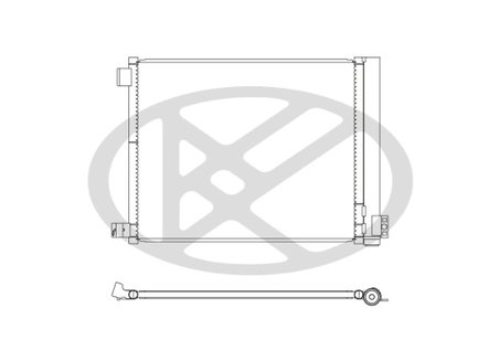 RADIATOR CLIMATIZARE KOYORAD CD020778 - Compatibil cu NISSAN