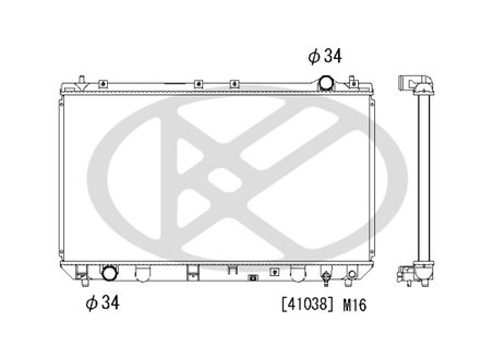 RADIATOR RACIRE MOTOR KOYORAD PL010663 - Compatibil cu LEXUS, TOYOTA