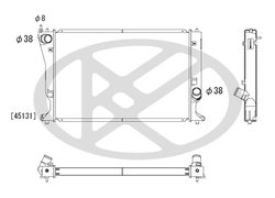 Radiator racire motor KOYORAD PL012119