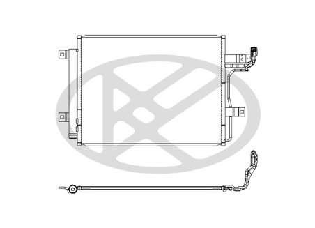 RADIATOR CLIMATIZARE KOYORAD CD061340 - Compatibil cu MAZDA