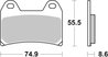 SET PLACUTE FRANA BREMBO 07BB1907 - Piesa auto compatibila cu mai multe marci