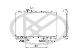 RADIATOR RACIRE MOTOR KOYORAD PL010691 - Compatibil cu TOYOTA