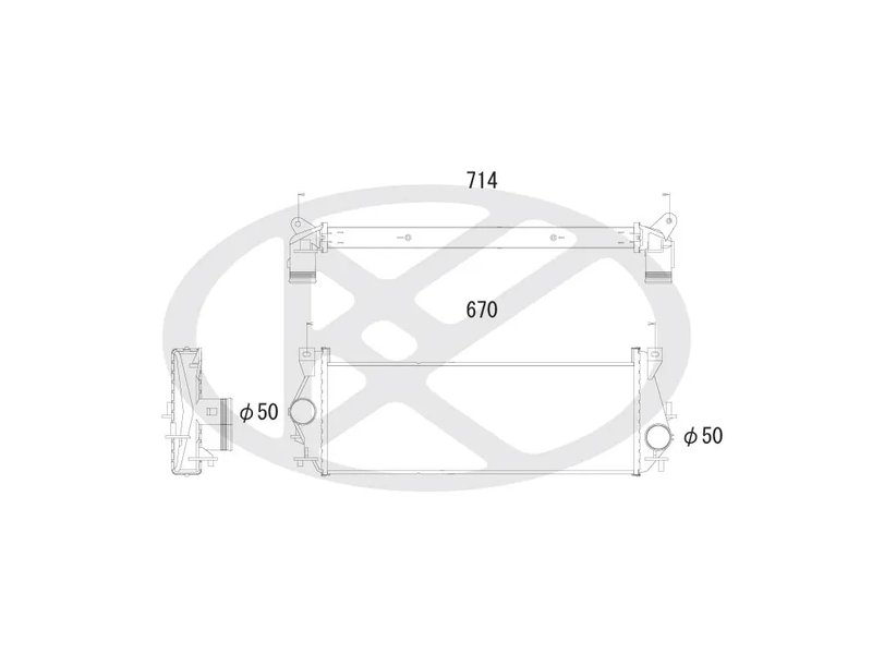Intercooler KOYORAD IA610129